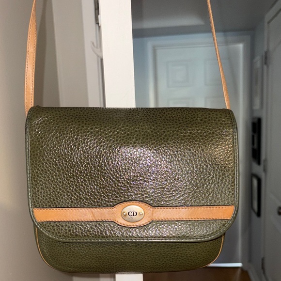 Dior Handbags - Christian Dior Vintage pebbled leather crossbody in GUC